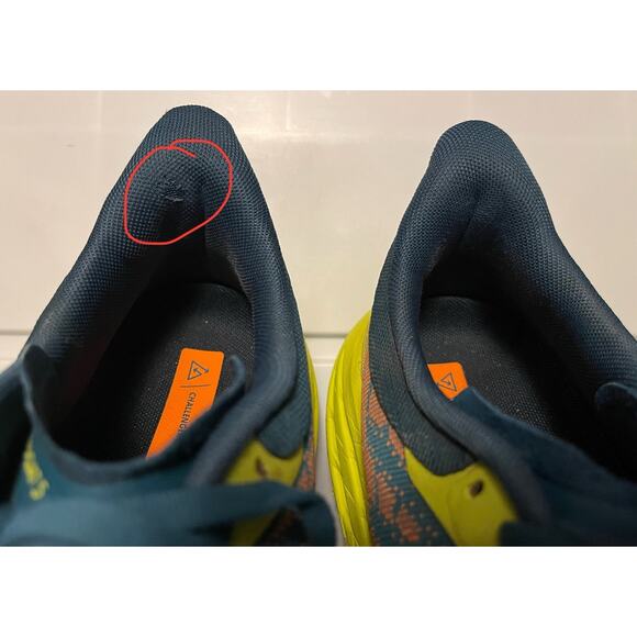 Hoka Speedgoat 5 Trail Running Shoes Blue Coral Men's Size 11.5D Insole Replaced - Picture 2 of 14